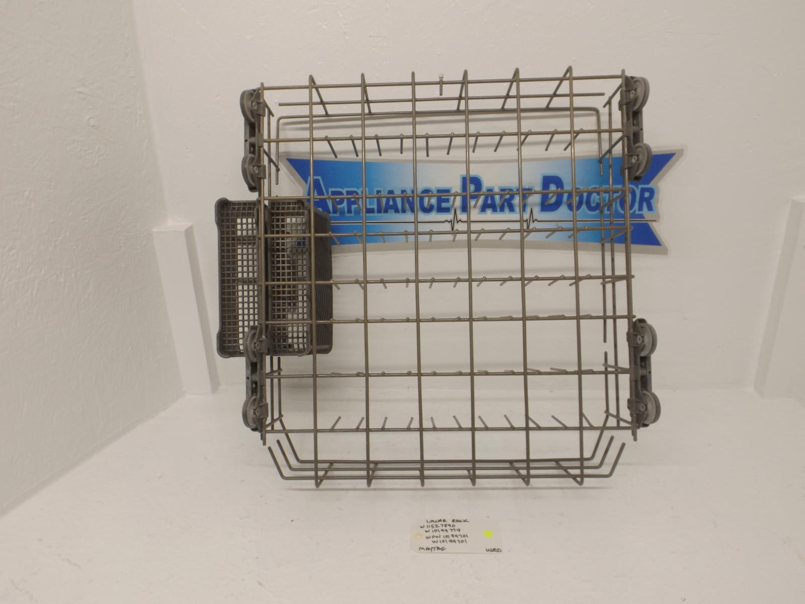 Maytag Dishwasher W11527890 W10199774 WPW10199701 W10199701 Lower Rack Used Maytag Dishwasher W11527890 W10199774 WPW10199701 W10199701 Lower Rack Used